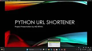 Python URL Shortener || Python Project || @codeclause  || MRIRRFAN