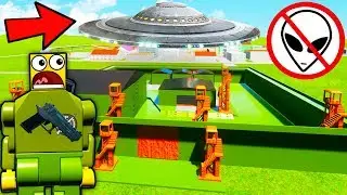 ПОСТРОЙ БАЗУ ЧТОБЫ ВЫЖИТЬ! ИНОПЛАНЕТНОЕ ВТОРЖЕНИЕ В BRICK RIGS! ЛЕГО БИТВА ПОСТРОЕК В БРИК РИГС!