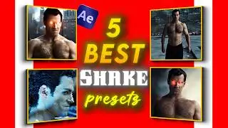 5 Best Shake Presets For After Effects | Free Editing Pack | Shakes Presets