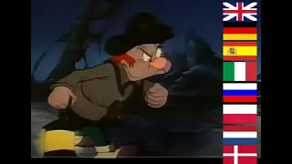 Gulliver's travels.  All's well! in 8 different languages