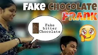 FAKE CHOCOLATE 🍫 PRANK ON BROTHER ⁉️ 🤭🤣 | Neha's Aura
