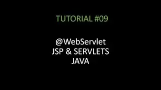 #09 JSP and Servlets | Annotation @WebServlet  | Web Technology Java