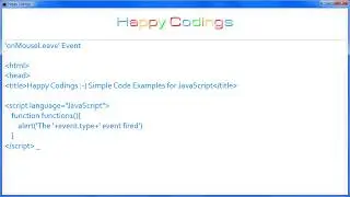 JavaScript | 'onMouseLeave' Event