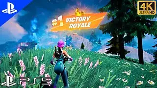 Fortnite PS5 Gameplay | Chapter 4 season 4 | 4k ( no commentary )