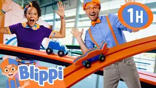 Blippi and Meekah's Toy Car Race 🏎️| Toys For Kids | Kids TV Show | Educational Videos for Kids