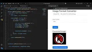 Image Format Converter Using JavaScript | Convert PNG, JPG, and More!