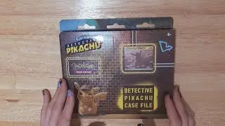 Unboxing a Detective Pikachu Case File! (+extra stuff!)