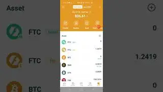 Cara jual Hasil Mining FTC dan beli FTC  di Pancakeswab