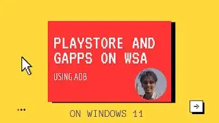 Install GAPPS and Playstore on WSA
