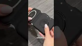 La base de carga perfecta para viajar ✈️ Carga MagSafe 2 en 1 para tu iPhone y Apple Watch ⚡️