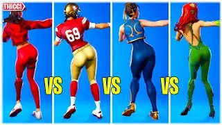 FORTNITE 'HULA' DANCE WITH EVERY THICC FEMALE SKIN 🍑😍❤️