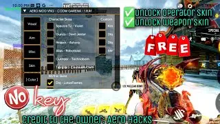 codm mod menu NO 🗝️ season 9/injector gun skin/operator skin/aim/wall/esp/vn