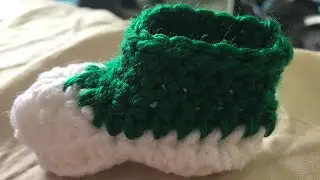 Crochet Tutorial: simple baby booties