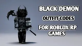 Black Demon Emo Outfits ID Codes + Links For Boys For Brookhaven RP, Berry Avenue And Bloxburg