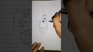 Spongebob and Patrick drawing #spongebob #drawing #shorts