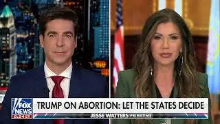 Governor Noem discusses former President Trump’s abortion stance and protecting women’s sports