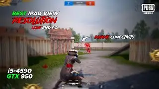 🔧Best iPad View/Stretched Resolution For Low End Pc✅ on Gameloop Emulator | Insane Head Conectivity✨