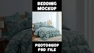 Bedding Mockup - Photoshop File