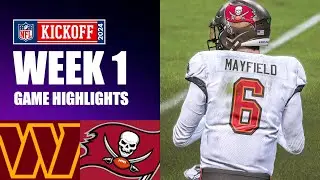 Commanders vs. Buccaneers Week 1 - Madden 24 Simulation Highlights (Updated Rosters)