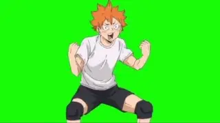 Mentahan green screen anime (HINATA SHOYO ) VIRAL | kumpulan green screen