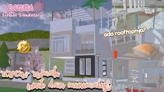 Reveiw Rumah Unik & Minimalist|| BUILDING SAKURA SCHOOL SIMULATOR🌸
