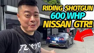 Riding 600WHP Nissan GTR Godzilla!