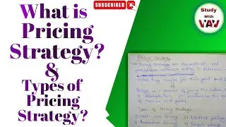 What is Pricing Strategy||Types of Pricing Strategy||In Business Economics||In Hindi||
