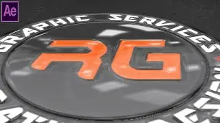 Glossy 3D Logo Reveal Animation in After Effects Tutorial
