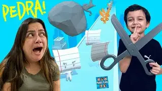 O MELHOR DA INCRÍVEL CORRIDA PEDRA PAPEL TESOURA (Rock Paper Scissors)