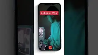 Coding for 1 month VS Coding for 1 year 😂 