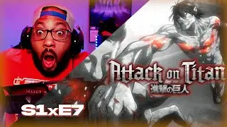 Attack on Titan Reaction 1x7: Titan on Titan Violence?