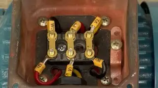 Conexión TRIÁNGULO de un motor trifasico