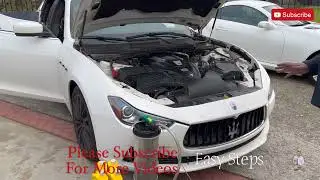 How To Change Engine Oil and Oil Filter on Maserati Ghibli Without Getting YOUR Hands Dirty