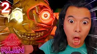 OTRA VEZ ESTA LOCURA CON EL CARA DE SOL Y LA CARA DE LUNA en FNAF SECURITY BREACH RUIN 2