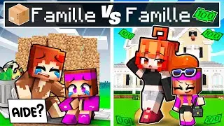 Famille de Pauvre VS Famille de Riche sur Minecraft !