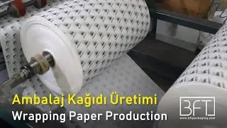 Ambalaj Kağıdı Üretimi - Wrapping Paper Production