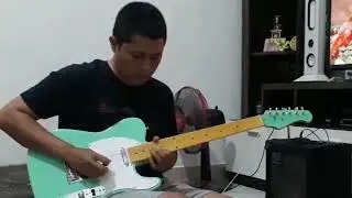 scorpion telecaster with roland cube 20x