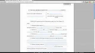 How to Change Your Name in Iowa