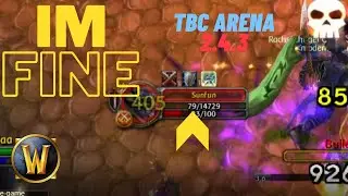 just a close game - World of Warcraft TBC 2.4.3 Server: Back2Basics Warrior Druid vs Warlock Rogue