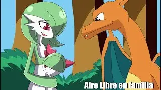 Aire libre en familia (Gardevoir y charizard)