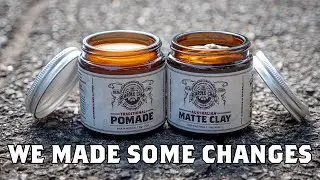 We have improved our Matte Clay and Pomade Formula.