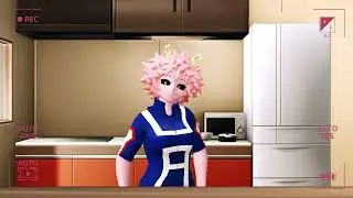 【MMD】flash in the pan(girl burp animation)
