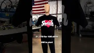 Looking for custom heavyweight t-shirts? $1,370 for 100 t-shirts includes up to 3 colors printed.
