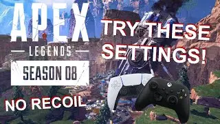 *BEST* CONTROLLER LINEAR SETTINGS! | Apex Legends Season 8 | CLAW/Non-CLAW Settings!