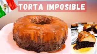 Aprende a hacer La Torta Imposible en minutos! Con Cajeta!