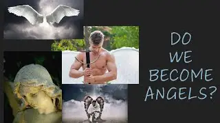Where is it in the Bible that says WE BECOME ANGELS IN HEAVEN WHEN WE DIE? Some say that at funerals