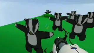Portal Prelude - Level 04 - Badger Mushroom Easter Egg