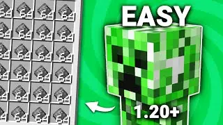 Easy to Build Creeper Farm in Minecraft 1.20 | No Cats required |