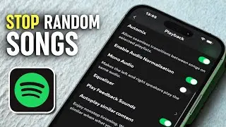 How To Stop Spotify From Playing Random Songs 🎧❌