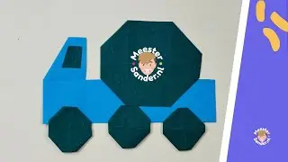 Betonwagen knutselen - Instructievideo Meester Sander - thema bouwen